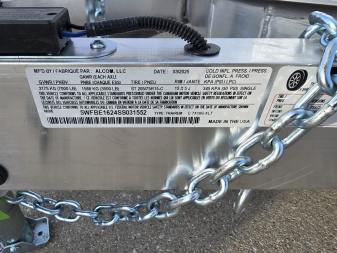 New 2025 ALCOM 7X16 XLT SERIES ALL ALUMINUM FRAME Cargo / Enclosed Trailer