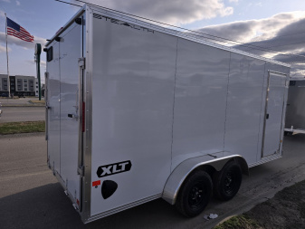 New 2025 ALCOM 7X16 XLT SERIES ALL ALUMINUM FRAME Cargo / Enclosed Trailer