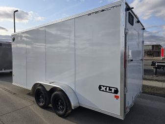 New 2025 ALCOM 7X16 XLT SERIES ALL ALUMINUM FRAME Cargo / Enclosed Trailer
