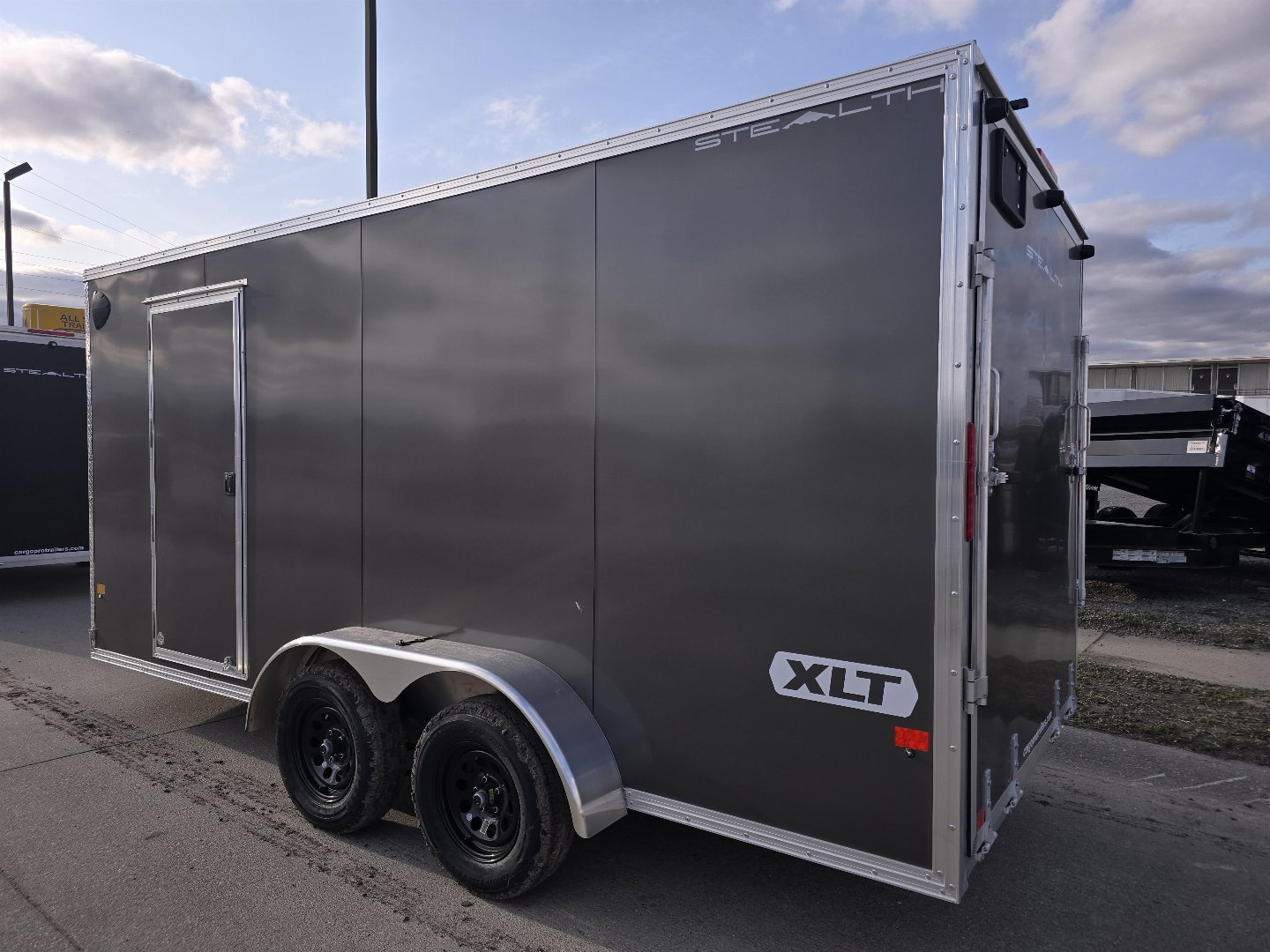 New 2025 ALCOM 7X16 XLT SERIES ALL ALUMINUM FRAME Cargo / Enclosed Trailer