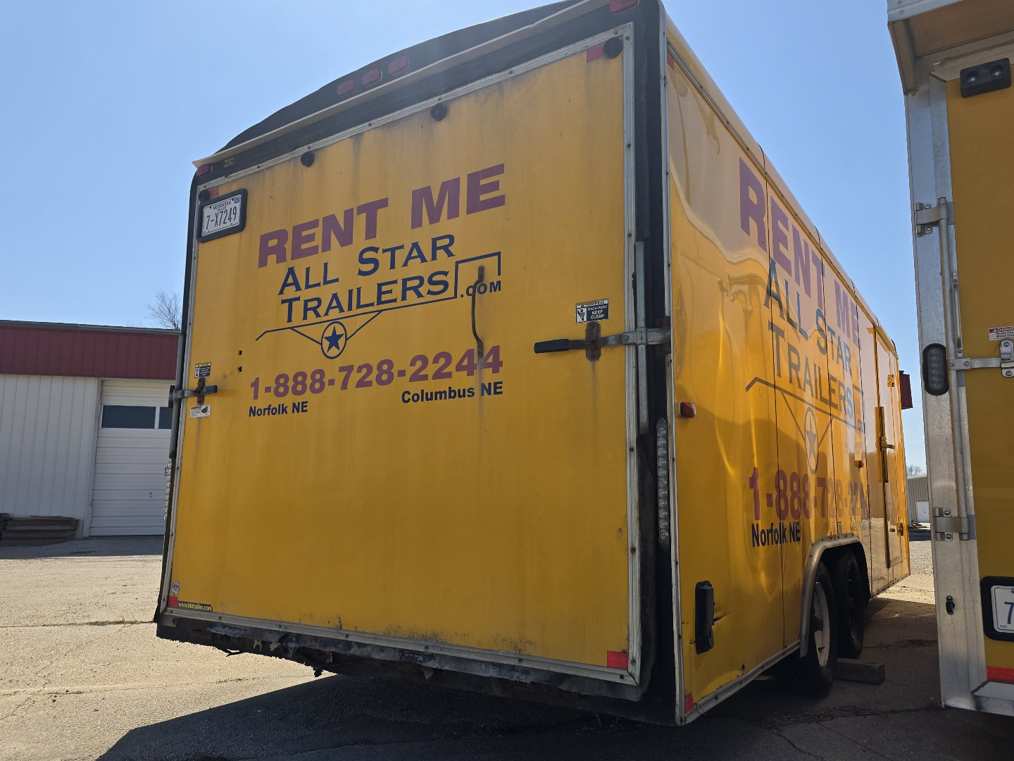 Used 2014 H&H Trailers 8.5x20 Car Hauler Cargo / Enclosed Trailer