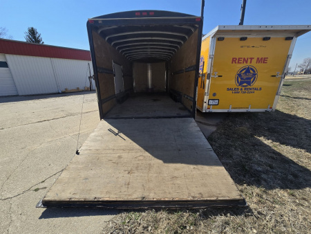 Used 2014 H&H Trailers 8.5x20 Car Hauler Cargo / Enclosed Trailer