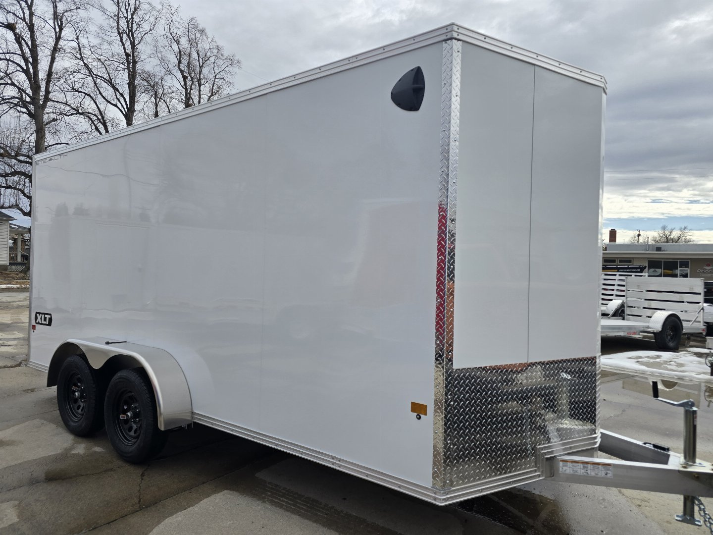 New 2025 ALCOM 7x16 XLT Cargo / Enclosed Trailer/All Aluminum