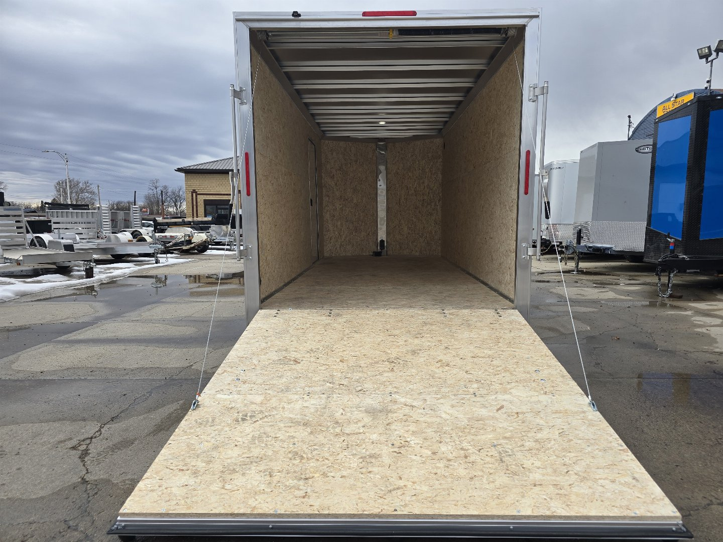New 2025 ALCOM 7x16 XLT Cargo / Enclosed Trailer/All Aluminum