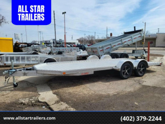 New 2023 ALLURE TRAILERS 81"X18' Tandem Axle- 7k GVWR Flatbed Trailer