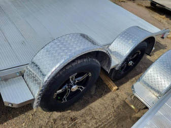 New 2023 ALLURE TRAILERS 81"X18' Tandem Axle- 7k GVWR Flatbed Trailer