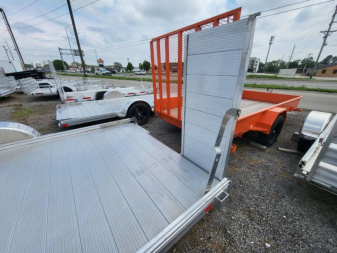 New 2023 ALLURE TRAILERS 81"X18' Tandem Axle- 7k GVWR Flatbed Trailer