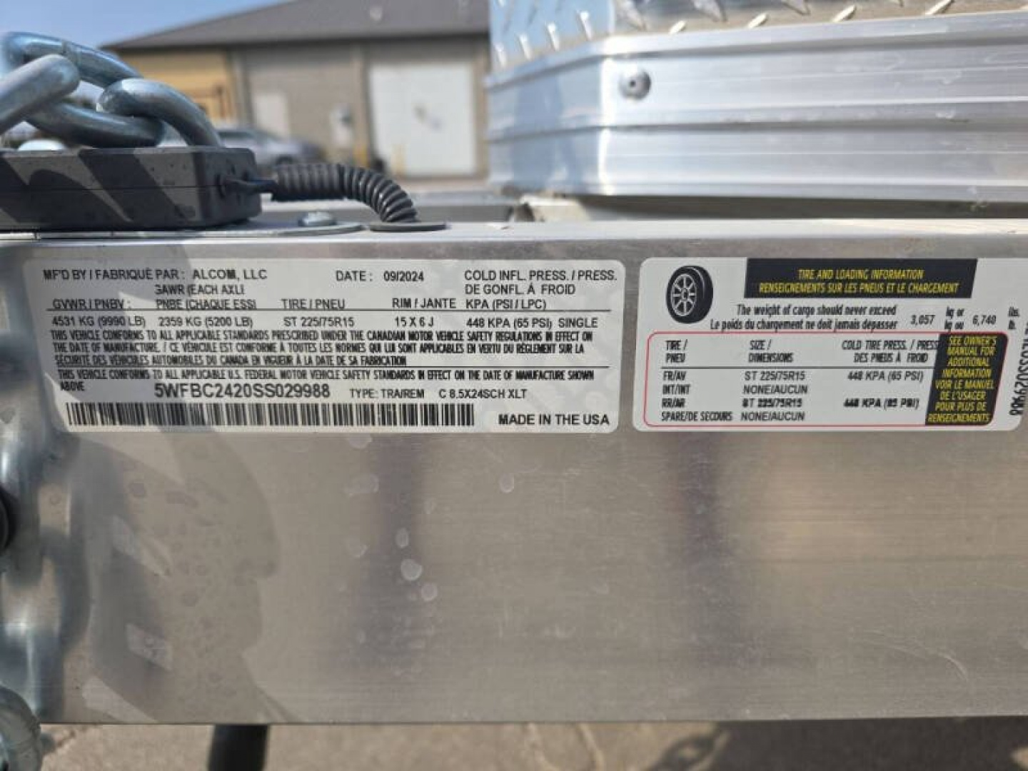 New 2025 ALCOM 8.5X24 CARGO