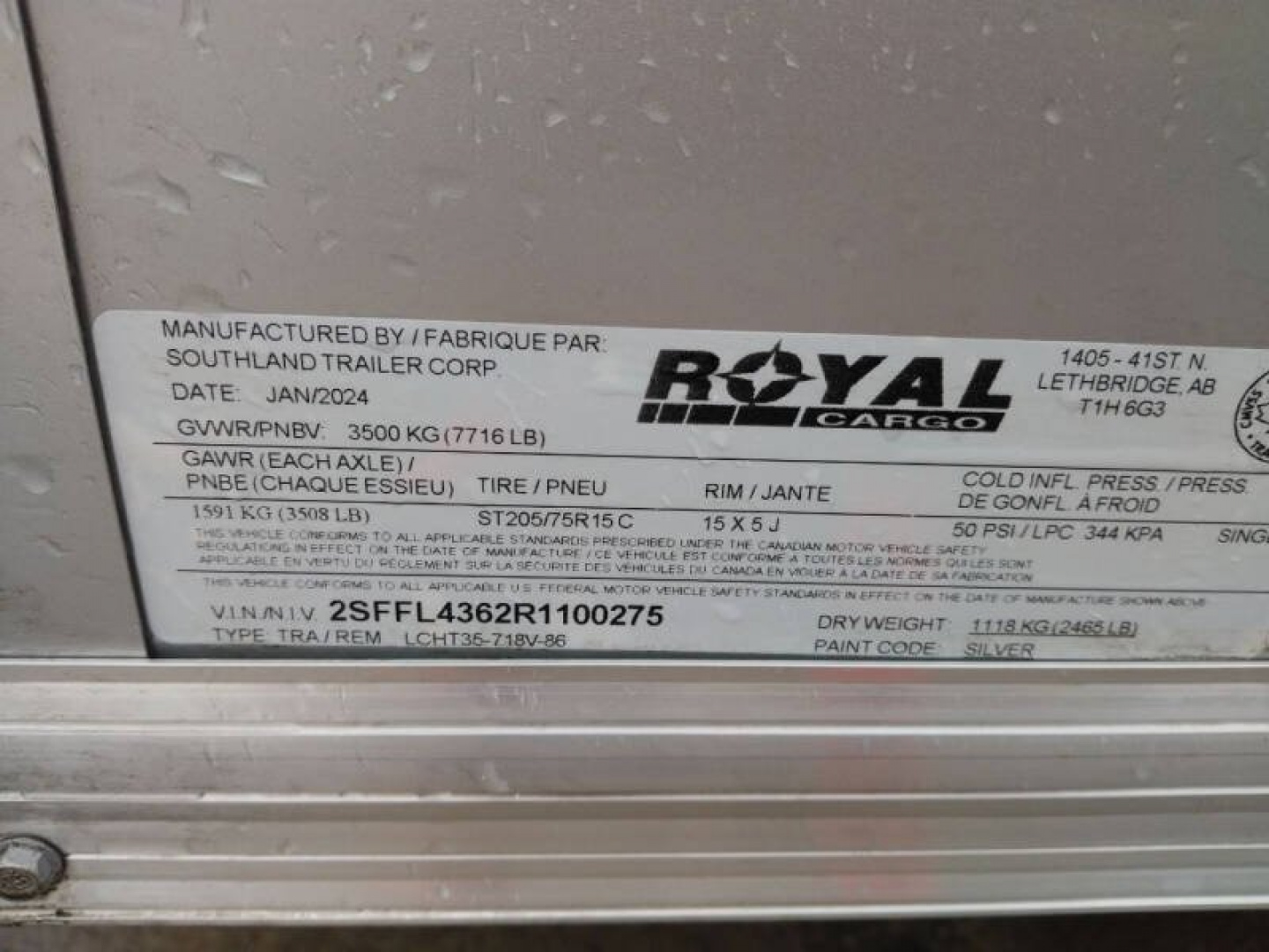 New 2024 Southland Trailers 7X16 CARGO