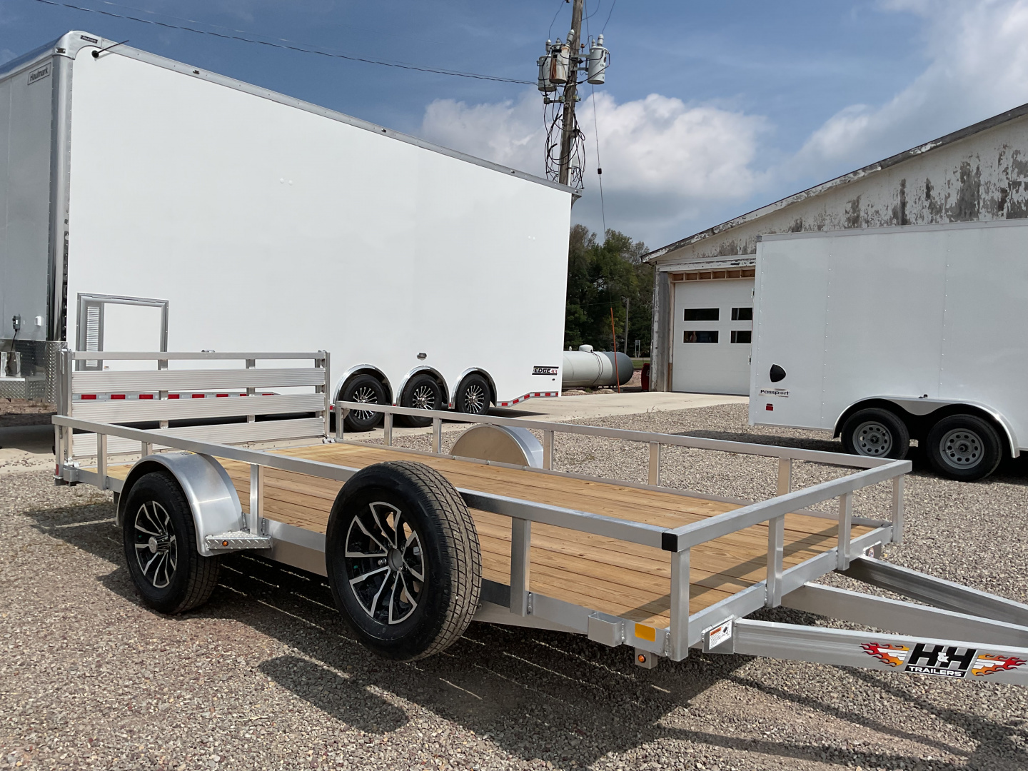 New 2026 H&H Trailers H8214RSA-030 Utility Trailer