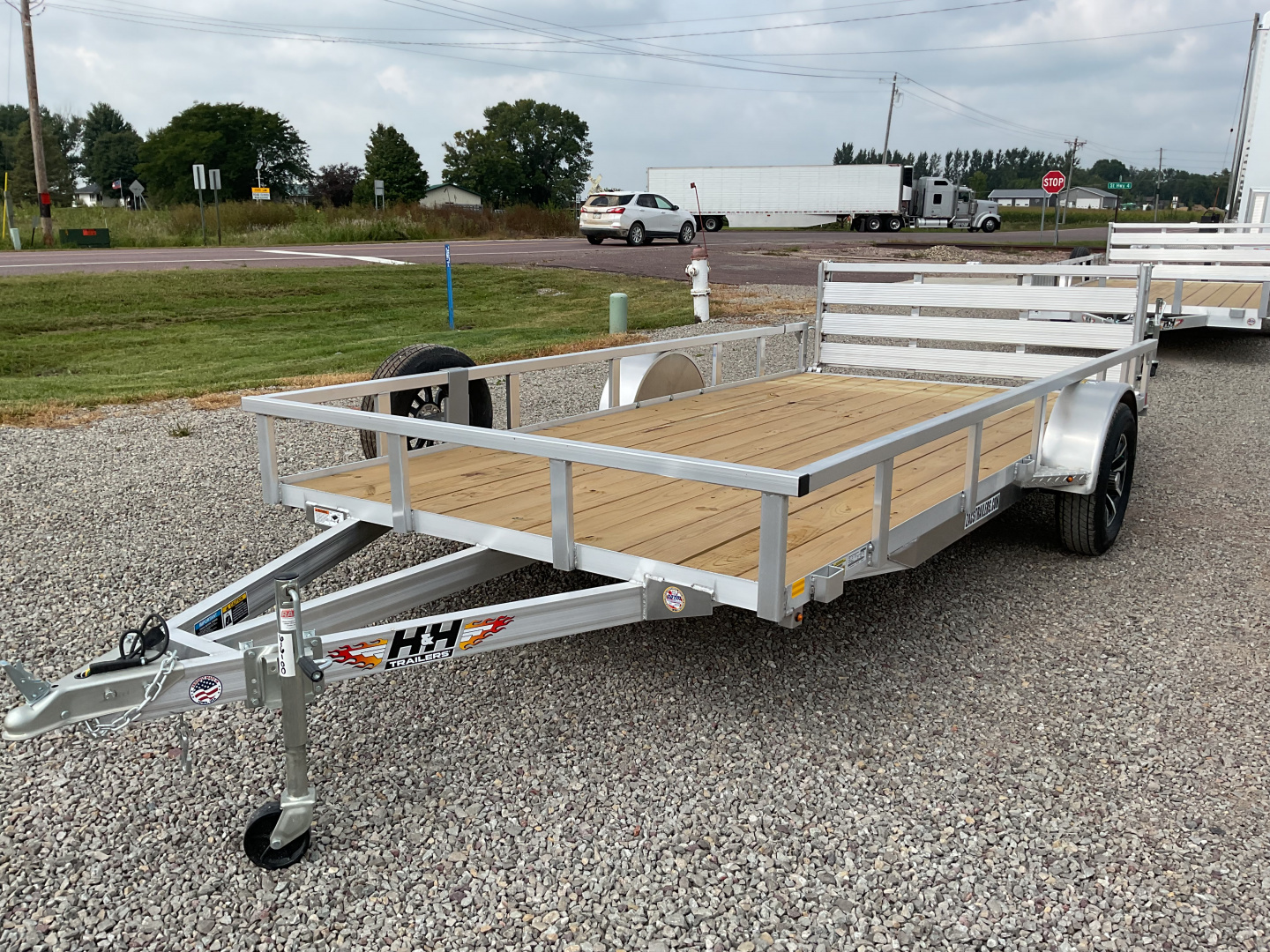 New 2026 H&H Trailers H8214RSA-030 Utility Trailer
