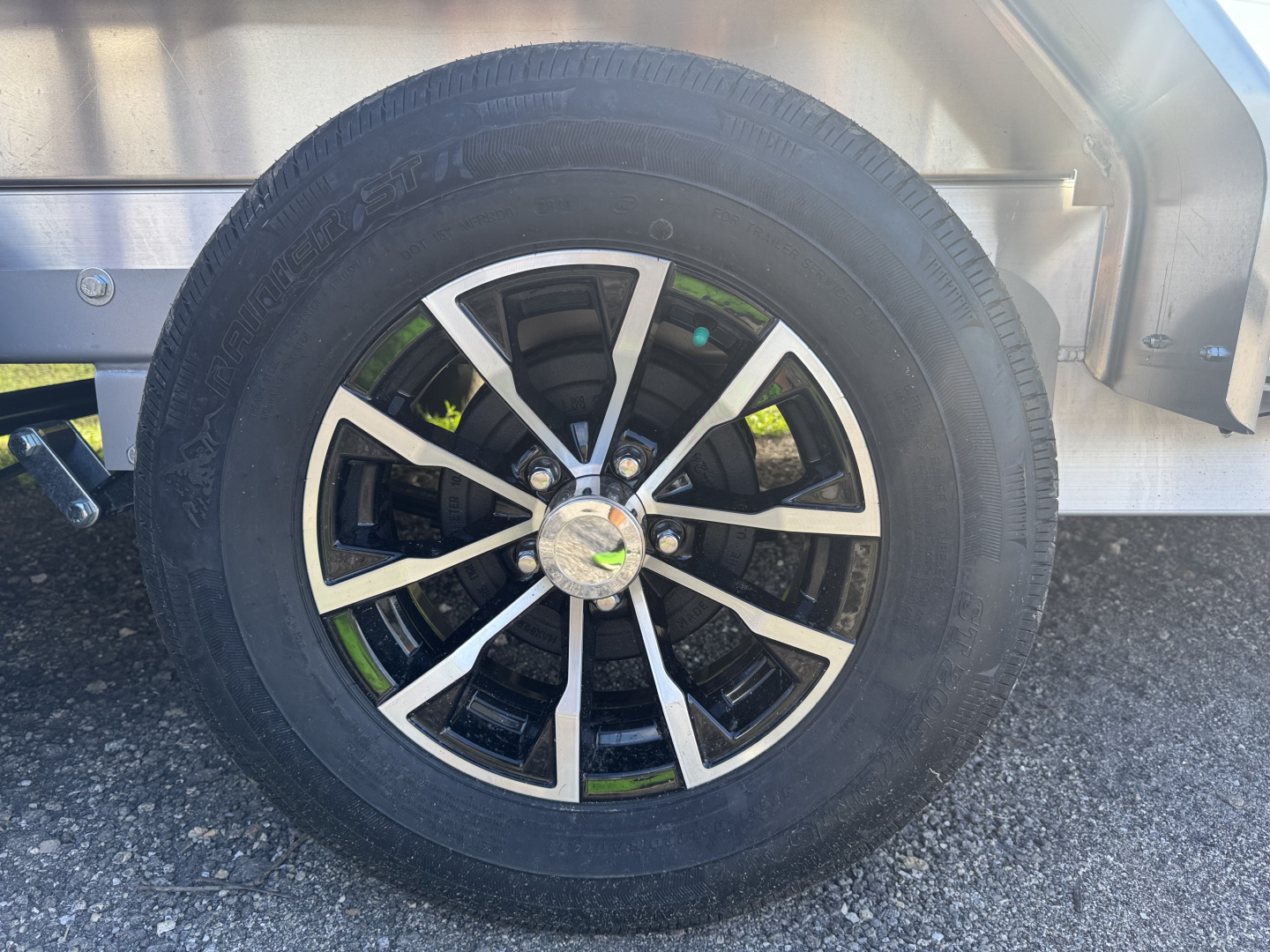 New 2025 Sure-Trac 7X18 TANDEM AXLE 7000 LB GVWR ALUMINUM Car / Racing Trailer WITH ALUMINUM DECK, MAG WHEELS, SETBACK JACK, 4 D RING TIE DOWNS, REMOVEABLE FENDER