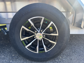 New 2025 Sure-Trac 7X18 TANDEM AXLE 7000 LB GVWR ALUMINUM Car / Racing Trailer WITH ALUMINUM DECK, MAG WHEELS, SETBACK JACK, 4 D RING TIE DOWNS, REMOVEABLE FENDER