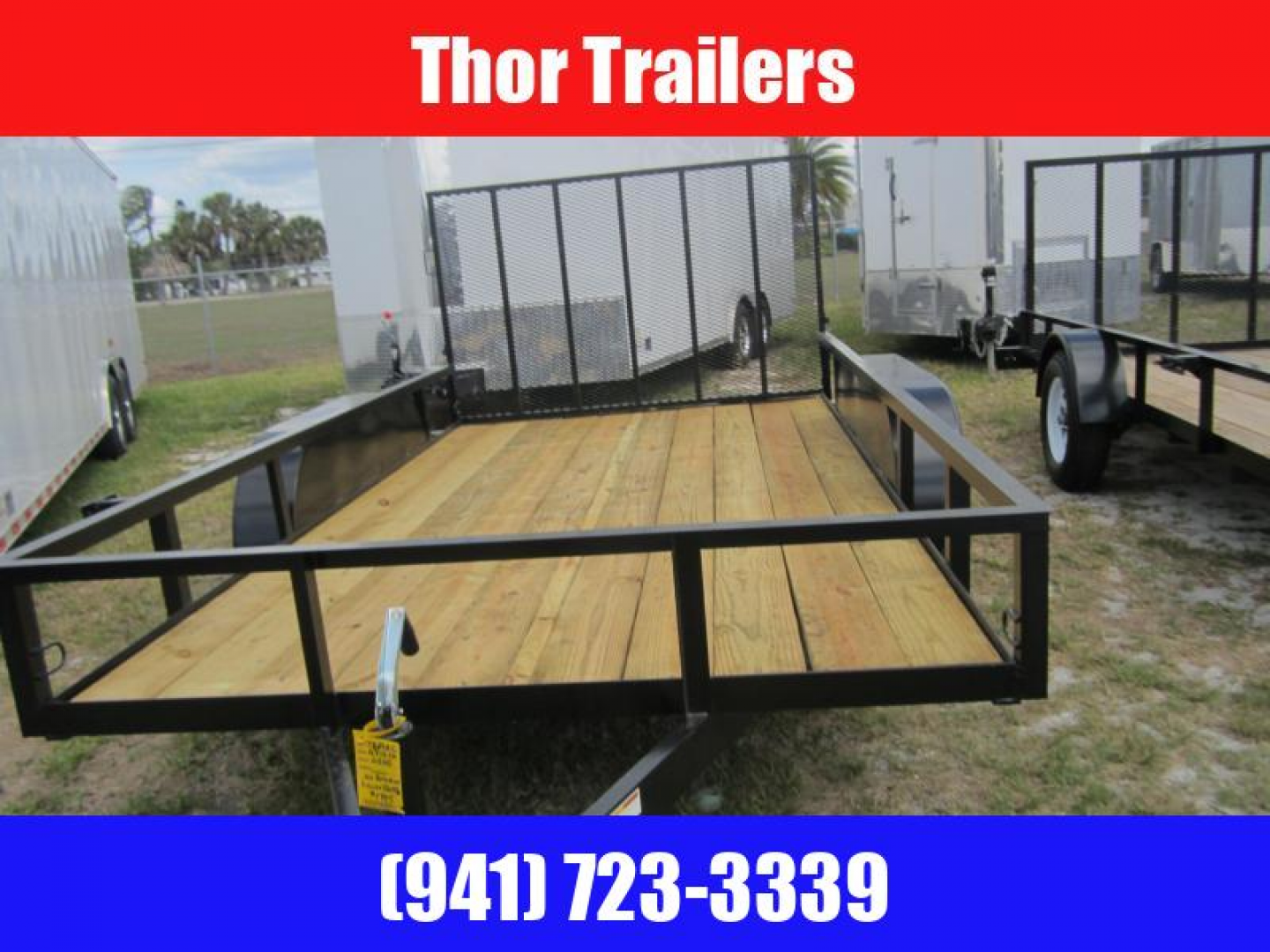 New 2026 Triple Crown Trailers 6.4X12 TA WITH RAMP Utility Trailer