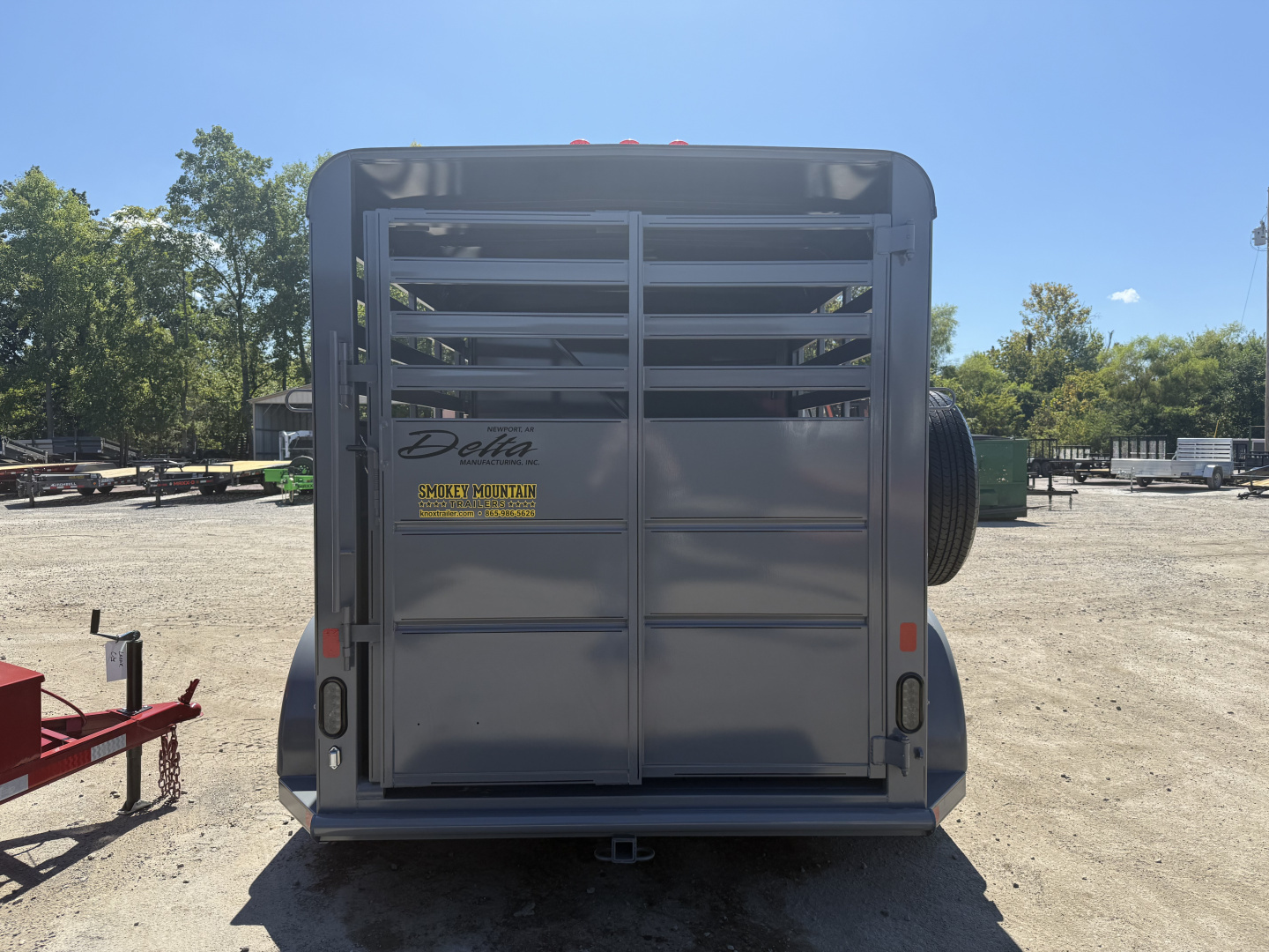 New 2025 Delta Trailers 14' 6 WIDE 6'6 TALL HORSE Stock / Stock Combo Trailer
