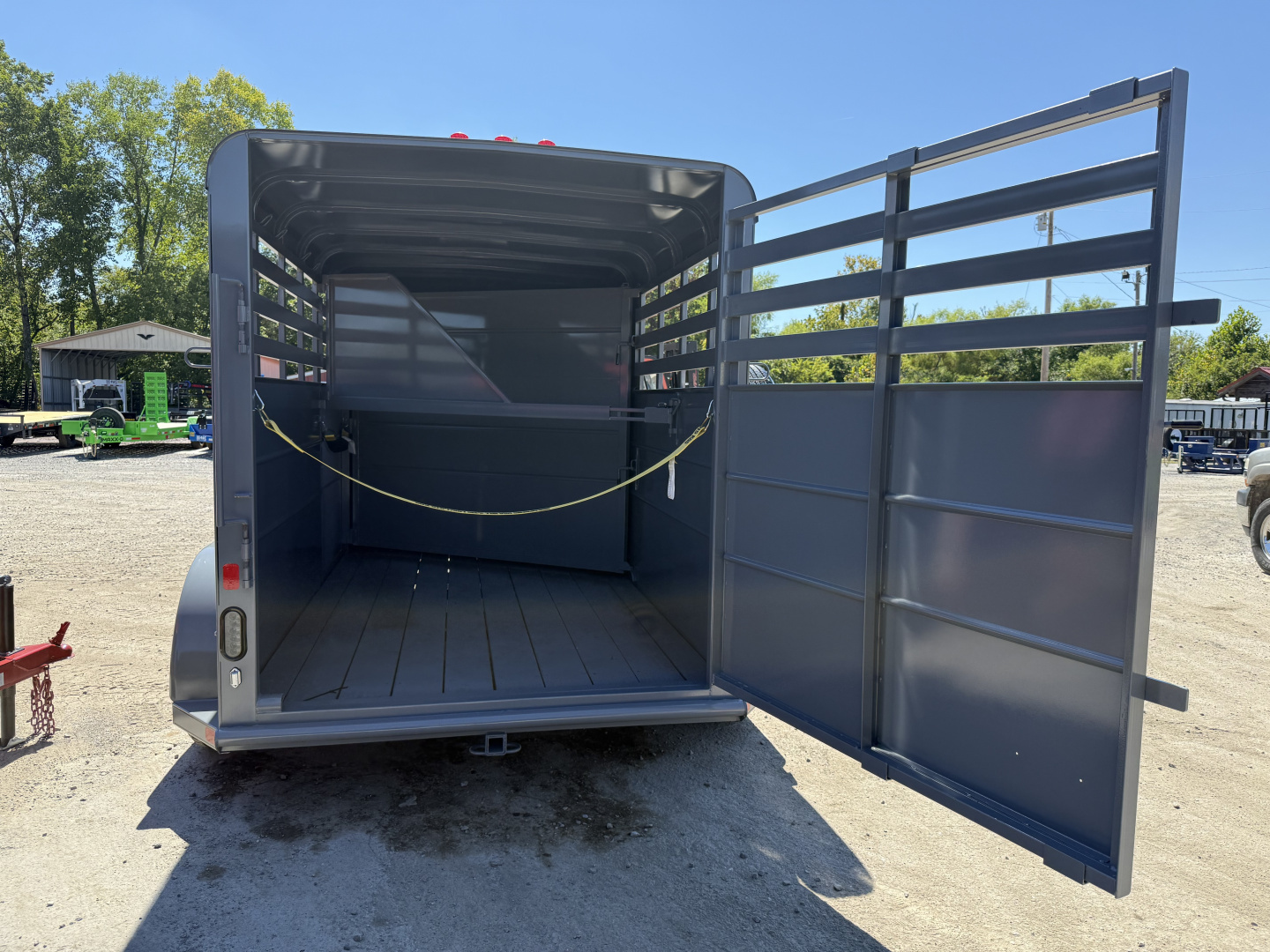 New 2025 Delta Trailers 14' 6 WIDE 6'6 TALL HORSE Stock / Stock Combo Trailer