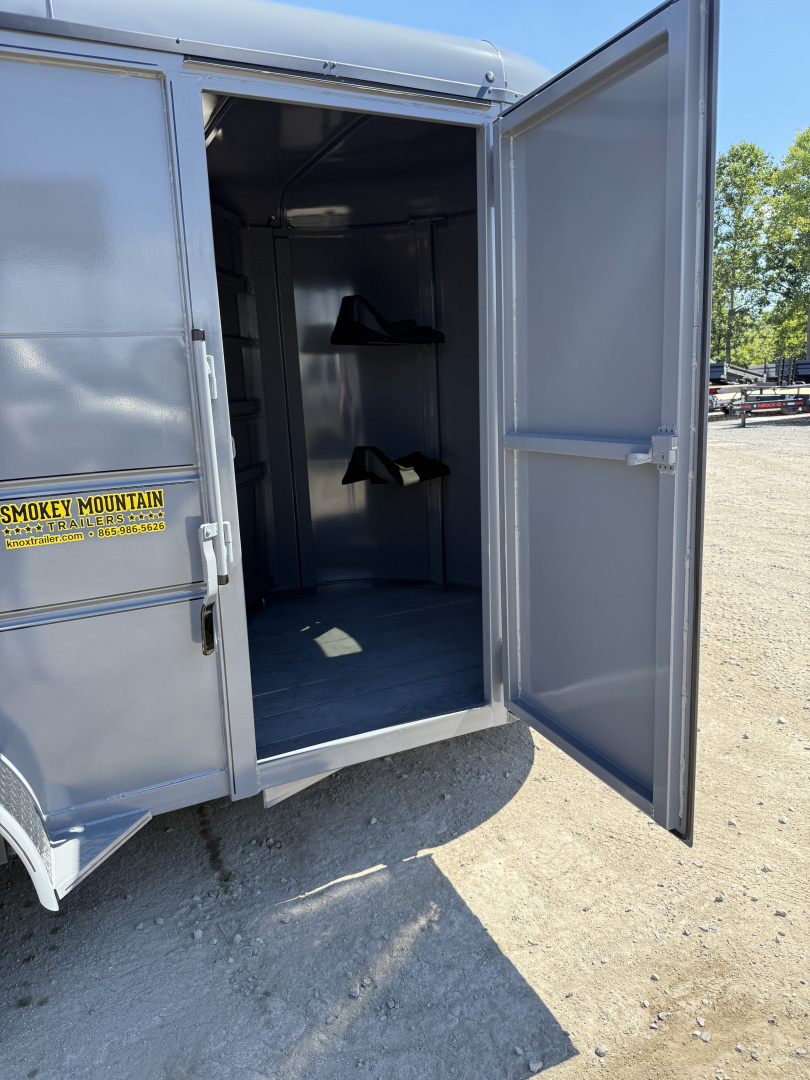 New 2025 Delta Trailers 14' 6 WIDE 6'6 TALL HORSE Stock / Stock Combo Trailer