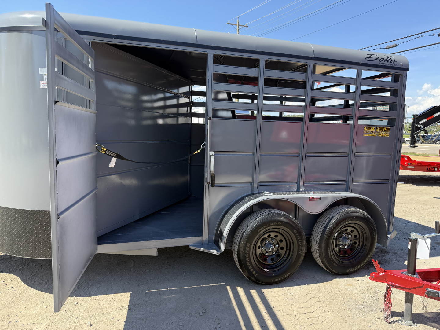 New 2025 Delta Trailers 14' 6 WIDE 6'6 TALL HORSE Stock / Stock Combo Trailer