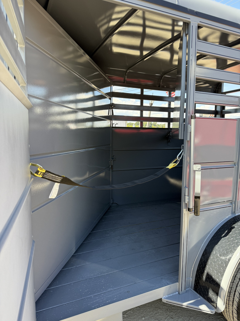 New 2025 Delta Trailers 14' 6 WIDE 6'6 TALL HORSE Stock / Stock Combo Trailer