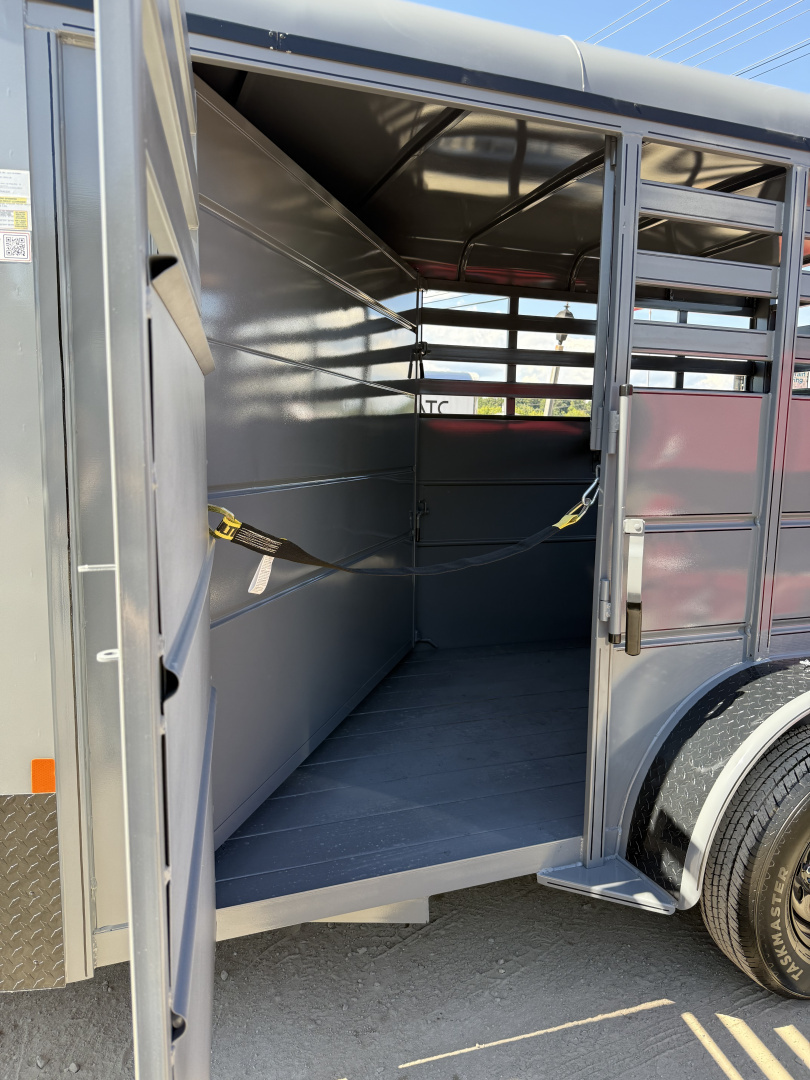 New 2025 Delta Trailers 14' 6 WIDE 6'6 TALL HORSE Stock / Stock Combo Trailer