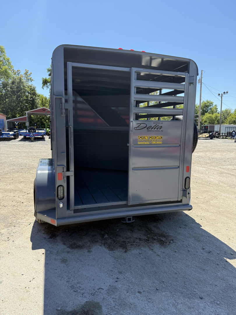 New 2025 Delta Trailers 14' 6 WIDE 6'6 TALL HORSE Stock / Stock Combo Trailer