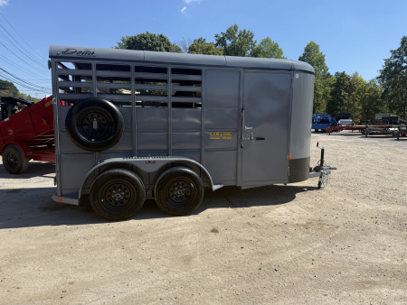 New 2025 Delta Trailers 14' 6 WIDE 6'6 TALL HORSE Stock / Stock Combo Trailer