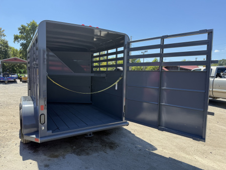 New 2025 Delta Trailers 14' 6 WIDE 6'6 TALL HORSE Stock / Stock Combo Trailer