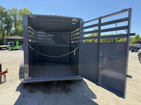 New 2025 Delta Trailers 14' 6 WIDE 6'6 TALL HORSE Stock / Stock Combo Trailer