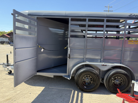 New 2025 Delta Trailers 14' 6 WIDE 6'6 TALL HORSE Stock / Stock Combo Trailer