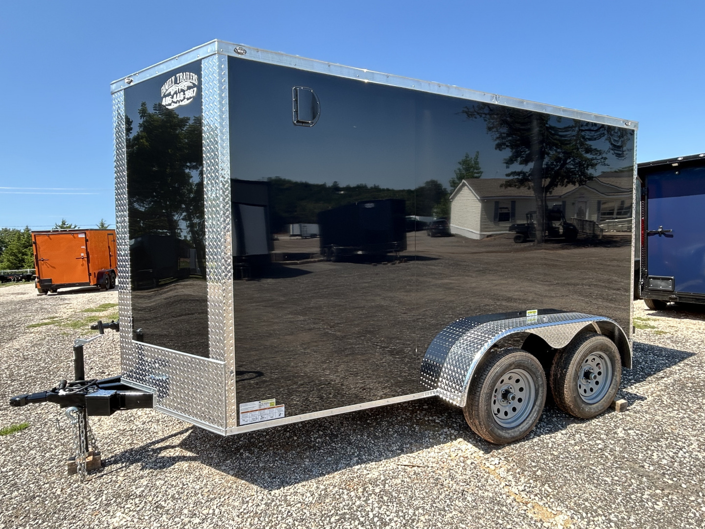 New 2025 Family Trailer 6x12 Tandem Axle Cargo / Enclosed Trailer