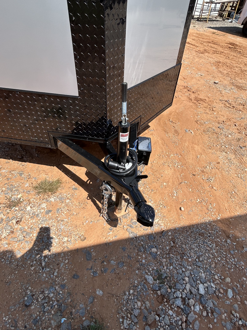 New 2025 Family Trailer 6x12 Tandem Axles Cargo / Enclosed Trailer- Screwless Exterior-Blackout pkg.-Rear Spoiler