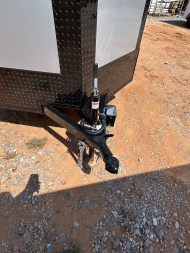 New 2025 Family Trailer 6x12 Tandem Axles Cargo / Enclosed Trailer- Screwless Exterior-Blackout pkg.-Rear Spoiler