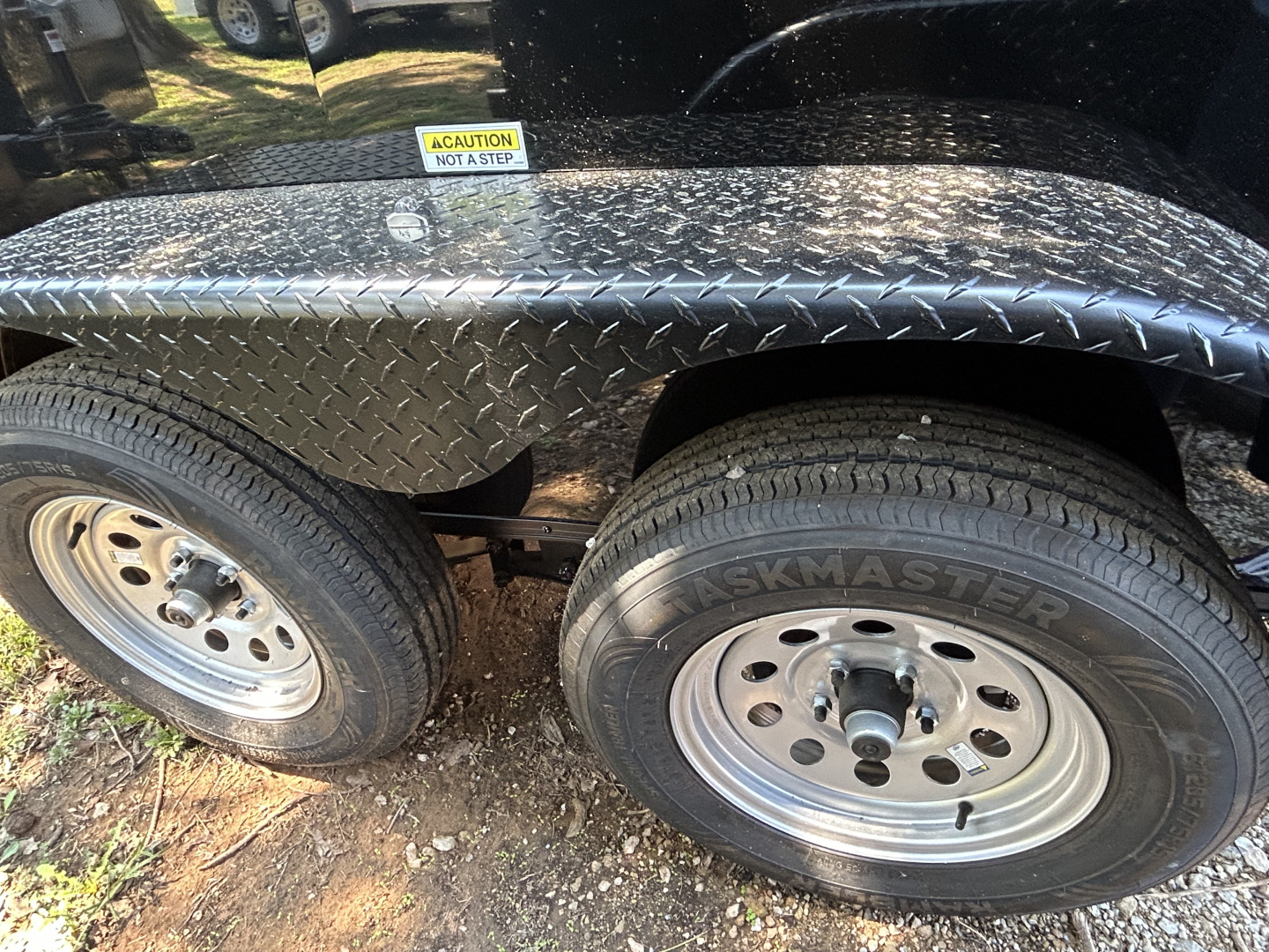 New 2025 Family Trailer 7x12 Tandem Axles Cargo / Enclosed Trailer-Screwless Exterior-Blackout Pkg.