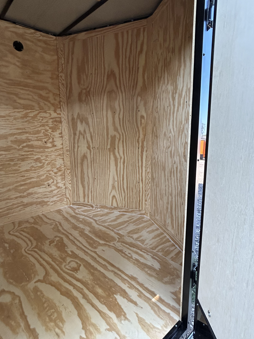 New 2025 Family Trailer 7x12 Tandem Axles Cargo / Enclosed Trailer-Screwless Exterior-Blackout Pkg.