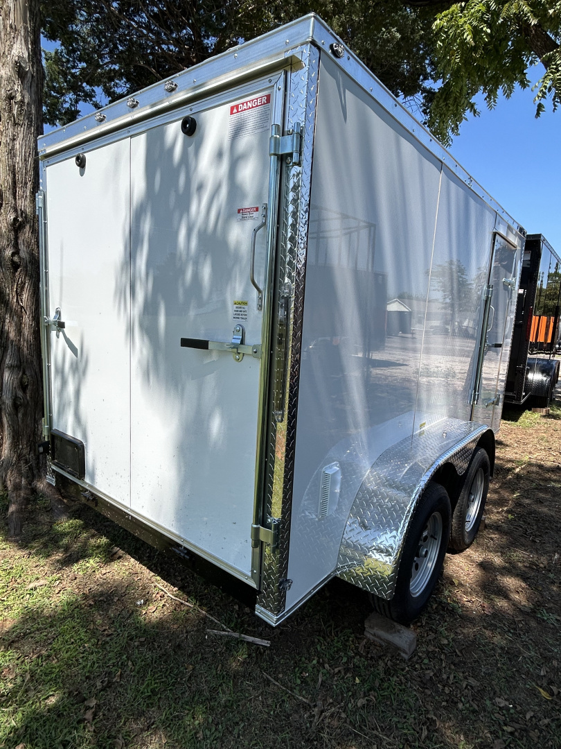 New 2025 Family Trailer 6x12 Tandem Axles Cargo / Enclose d Trailer-Screwless Exterior-Basic Pkg.