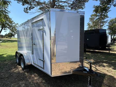 New 2025 Family Trailer 6x12 Tandem Axles Cargo / Enclose d Trailer-Screwless Exterior-Basic Pkg.