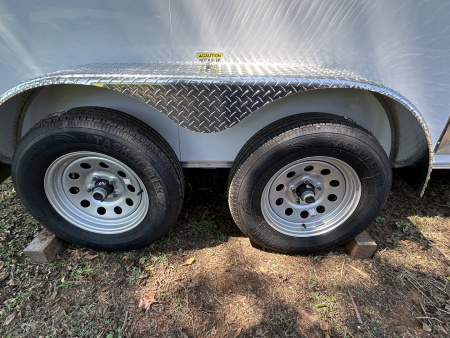 New 2025 Family Trailer 6x12 Tandem Axles Cargo / Enclose d Trailer-Screwless Exterior-Basic Pkg.