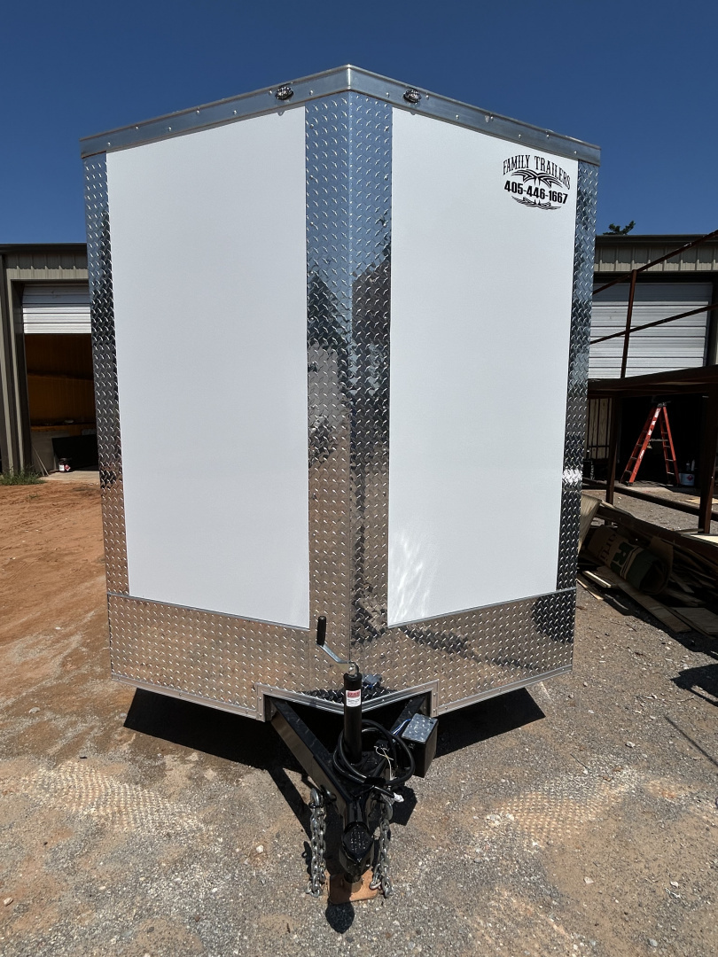 New 2025 Family Trailer 7x12 Tandem Axles Cargo / Enclosed Trailer-Screwless Exterior