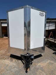 New 2025 Family Trailer 7x12 Tandem Axles Cargo / Enclosed Trailer-Screwless Exterior