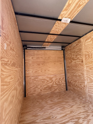 New 2025 Family Trailer 7x12 Tandem Axles Cargo / Enclosed Trailer-Screwless Exterior