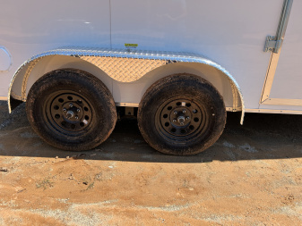 New 2025 Family Trailer 7x12 Tandem Axles Cargo / Enclosed Trailer-Screwless Exterior