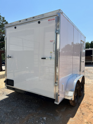 New 2025 Family Trailer 7x12 Tandem Axles Cargo / Enclosed Trailer-Screwless Exterior