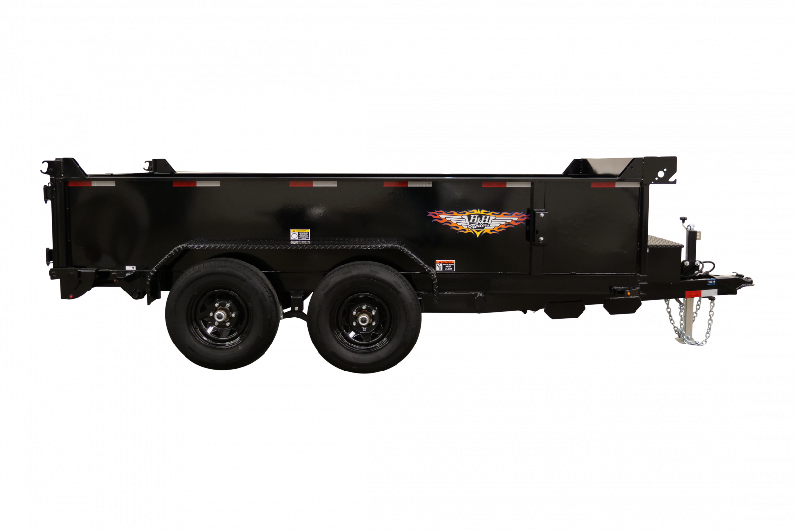 New 2026 H&H Trailers H7612UD-24-100 Dump Trailer, 10K Single Ram