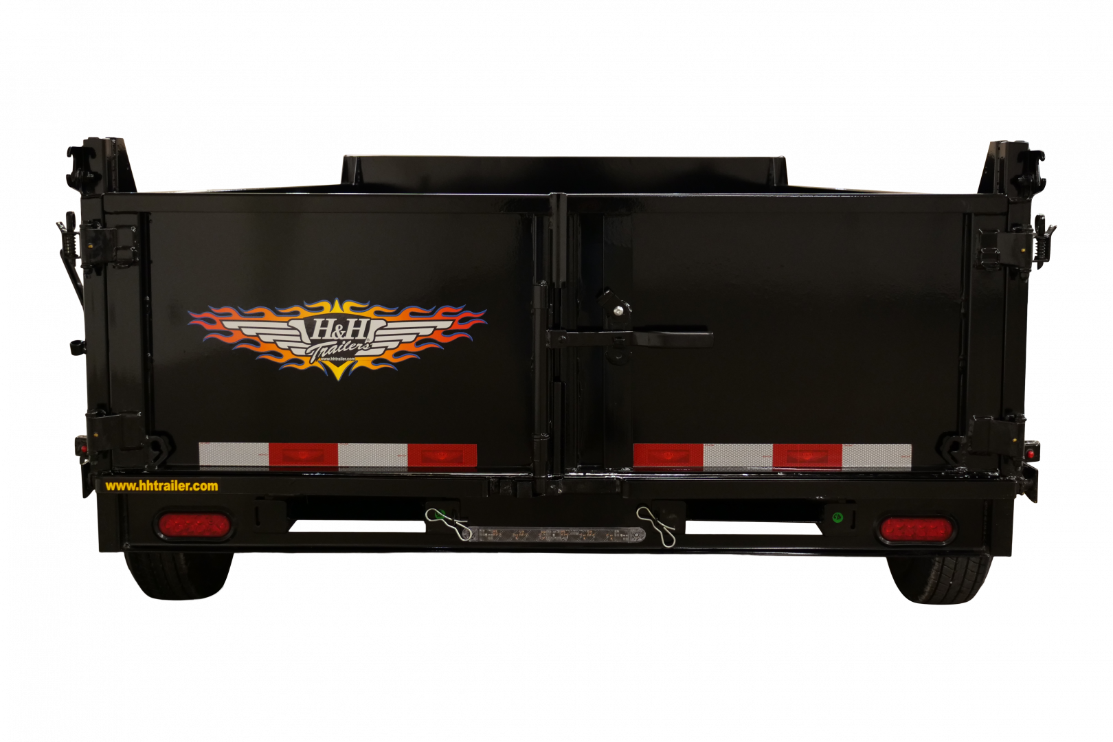 New 2026 H&H Trailers H7612UD-24-100 Dump Trailer, 10K Single Ram