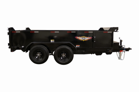 New 2026 H&H Trailers H7612UD-24-100 Dump Trailer, 10K Single Ram