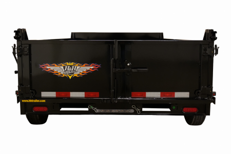 New 2026 H&H Trailers H7612UD-24-100 Dump Trailer, 10K Single Ram