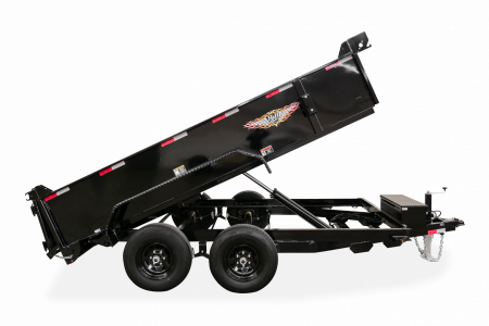 New 2026 H&H Trailers H7612UD-24-100 Dump Trailer, 10K Single Ram