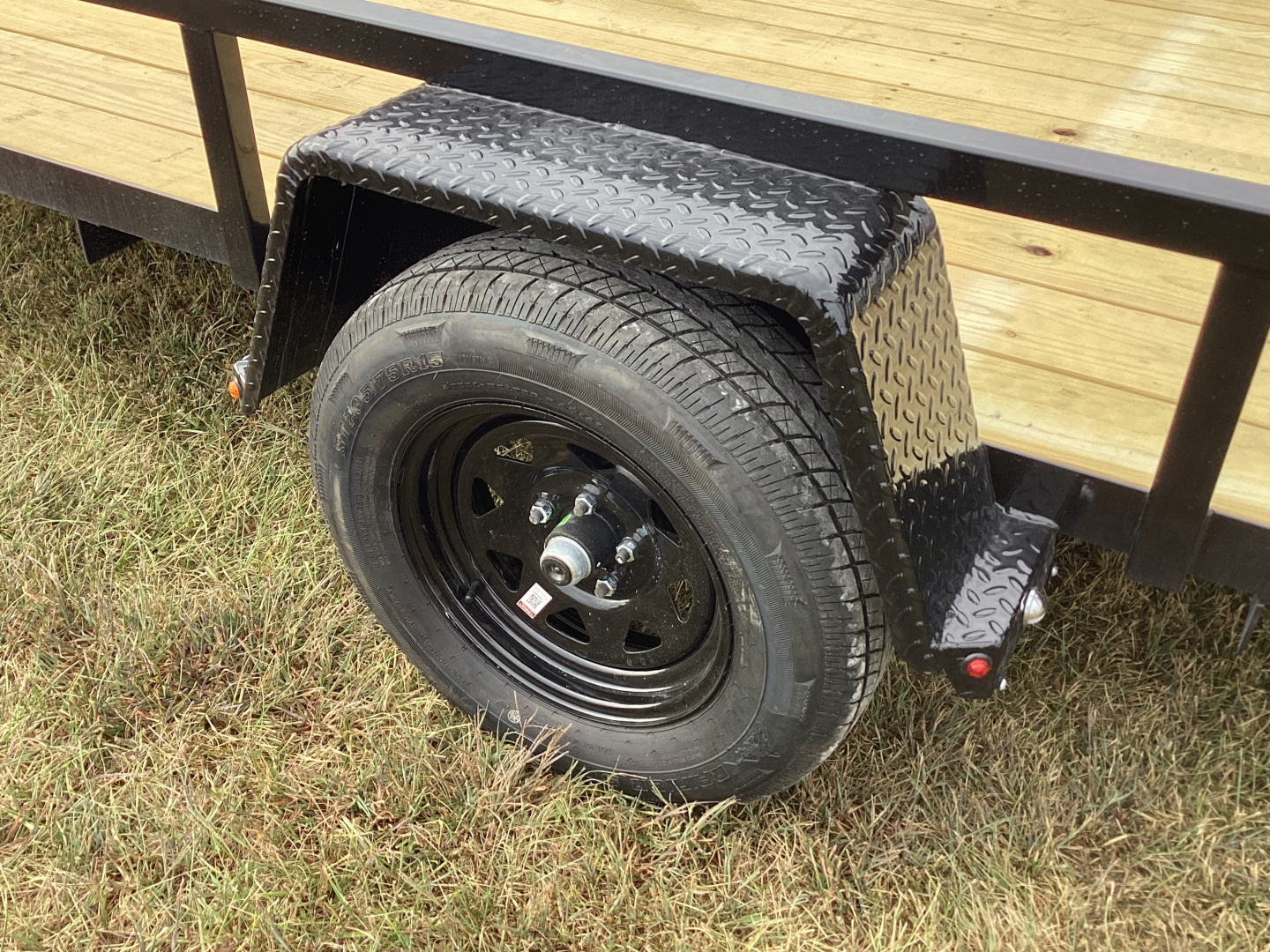 New 2026 H&H 82x12 Rail Side Utility Trailer, 3K Idler