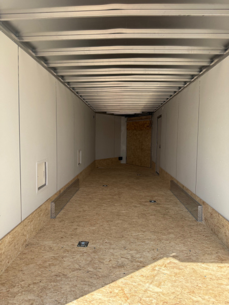 New 2025 7.5 X 29 All Aluminum 5 Place Lightning Aluminum Enclosed Trailer with 7ft interior - Upgrades