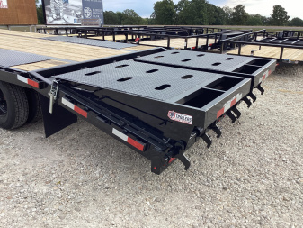 New 2026 H&H 102x25+5 Gooseneck Deckover Trailer, 22.5K GVWR